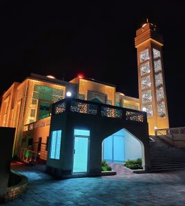 Mosque Light at night