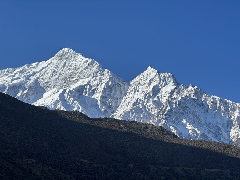 Snow capped mountain