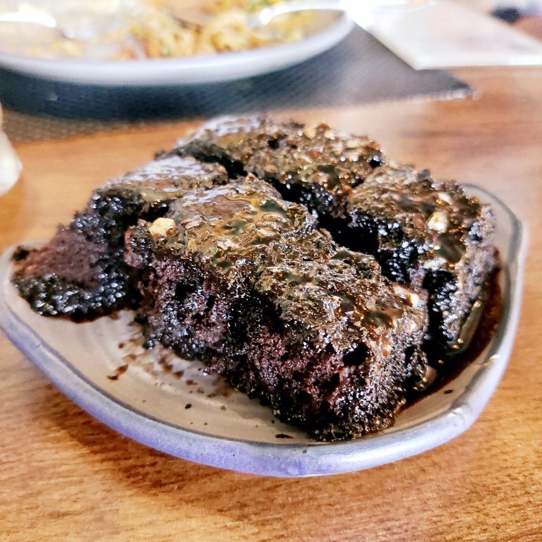 A mouth-watering chocolately Brownie