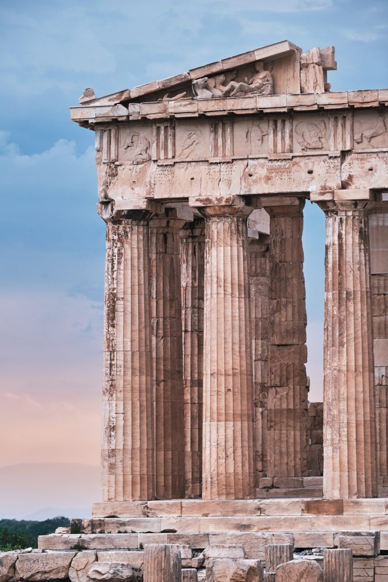 Parthenon at sunset, Athens