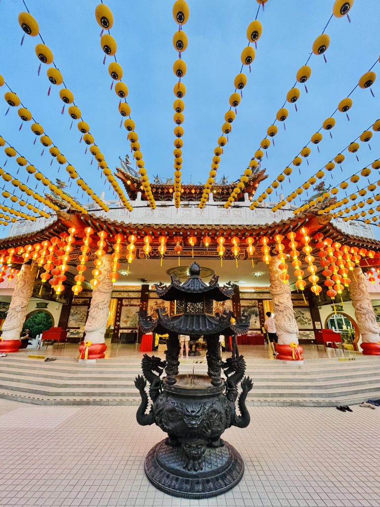 Thean Hou Temple in the evening. Kuala Lumpur, Malaysia.