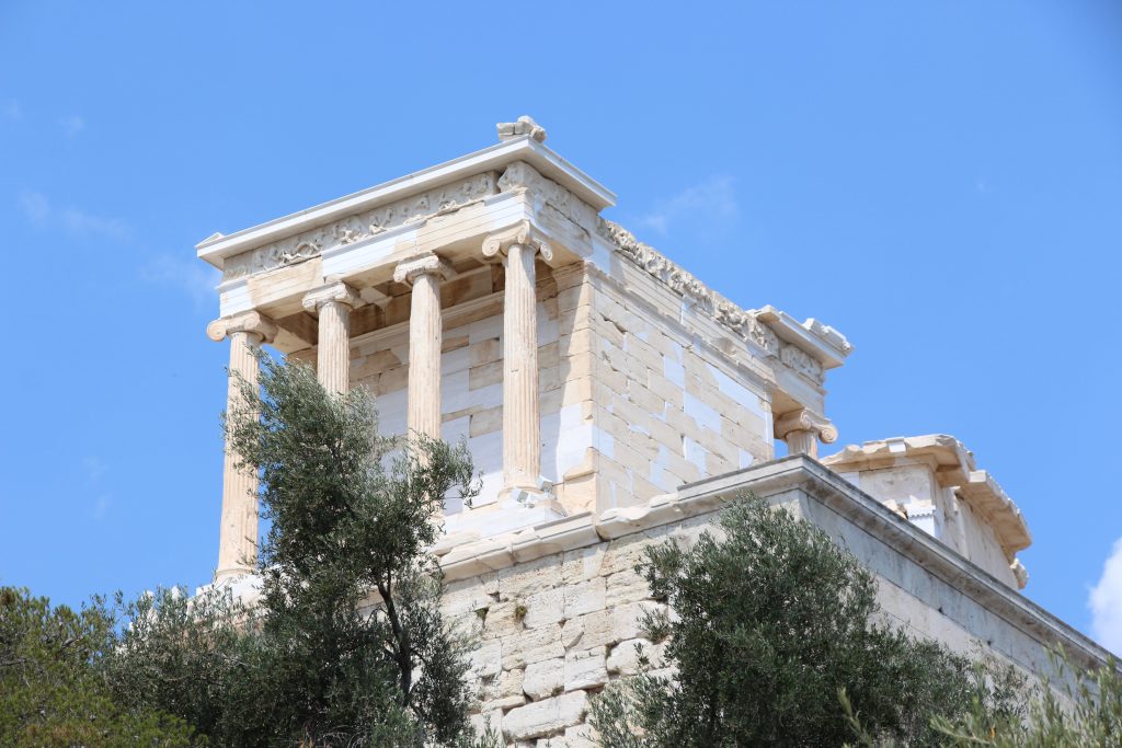 Temple of Athena Nike on the Acropolis of Athens