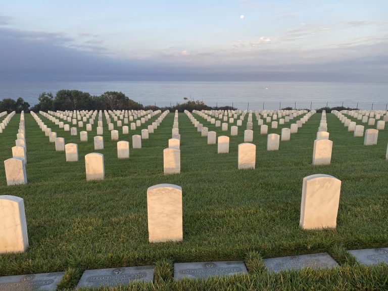 Memorial place near the sea.