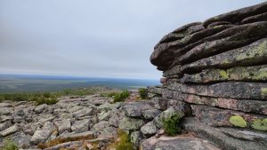 Rocks and fell view.