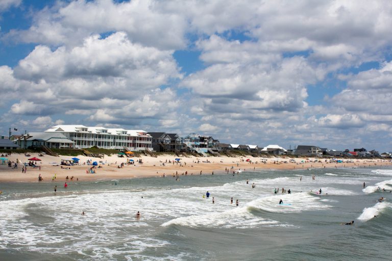 Beach under the sky