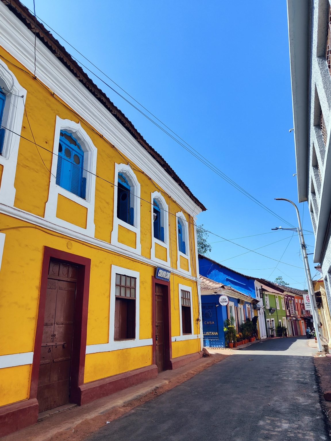Fontainhas, Goa, Goan Streets, Street, Neighborhood, India