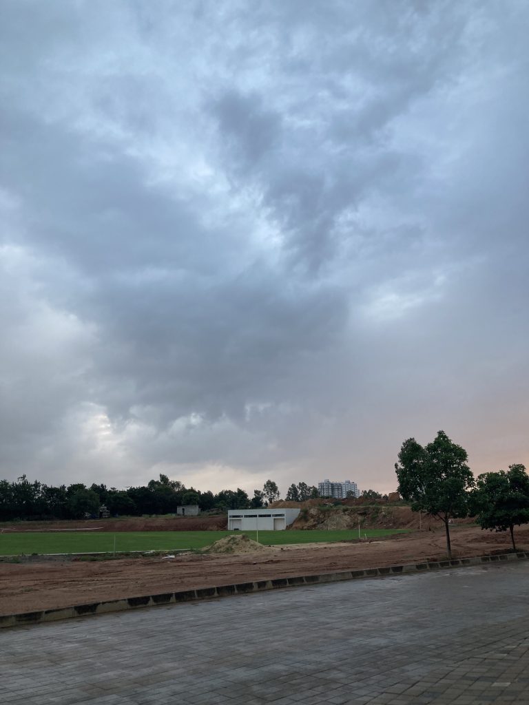 Amazing weather after the rain in Bengaluru at the venue of WordCamp Bengaluru 2023, India.