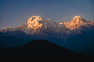 View larger photo: View of Annapurna South from Ghandruk. It is the 5th highest peak of the Annapurna mountain range located in Nepal.