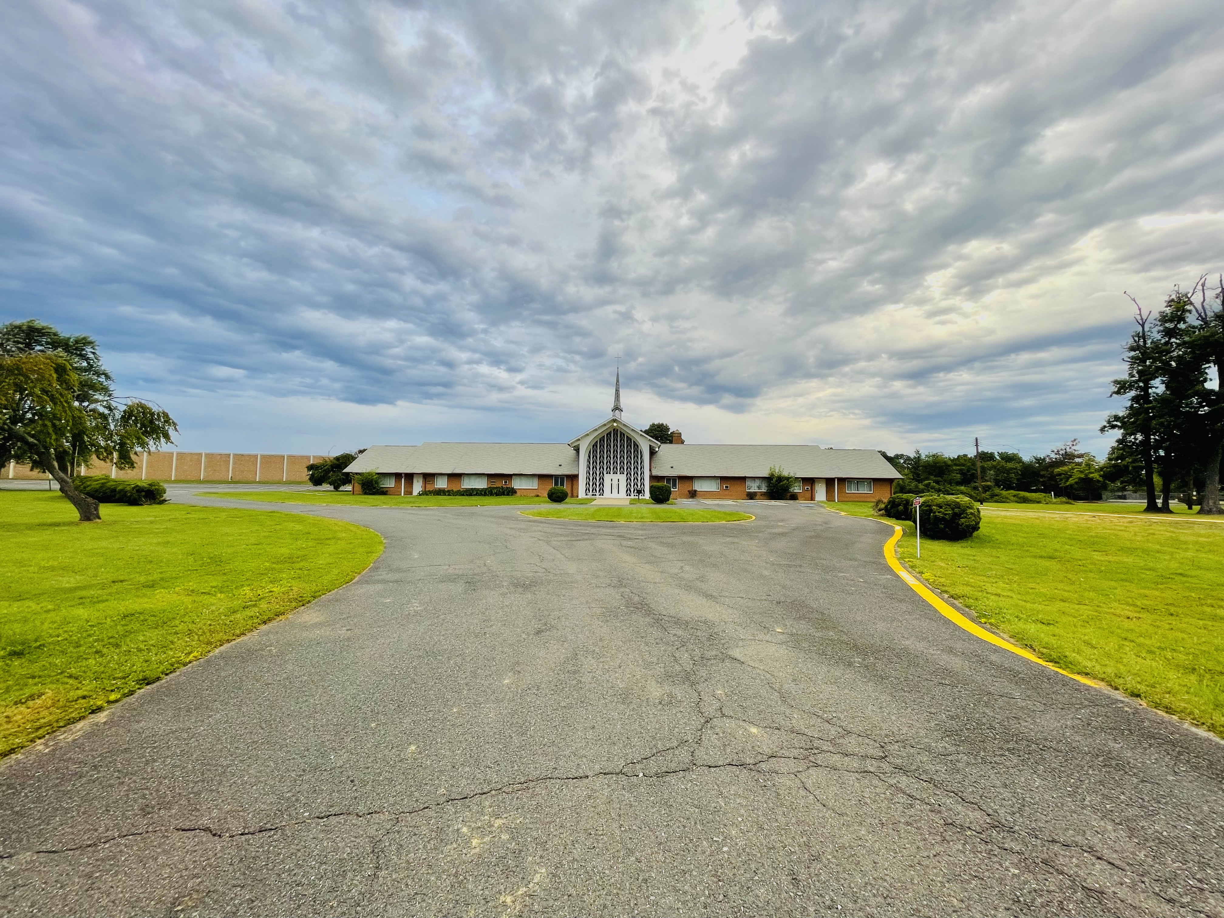 A cloudy morning. Forest Heights Baptist Church, Oxon Hill, Maryland