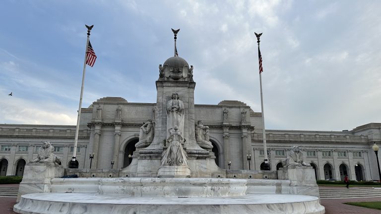 An early morning photo of the Washington DC Union Station