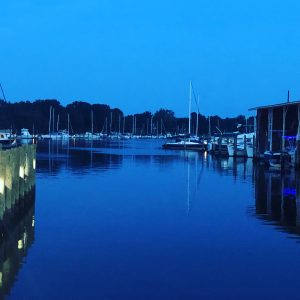 Marina at dusk