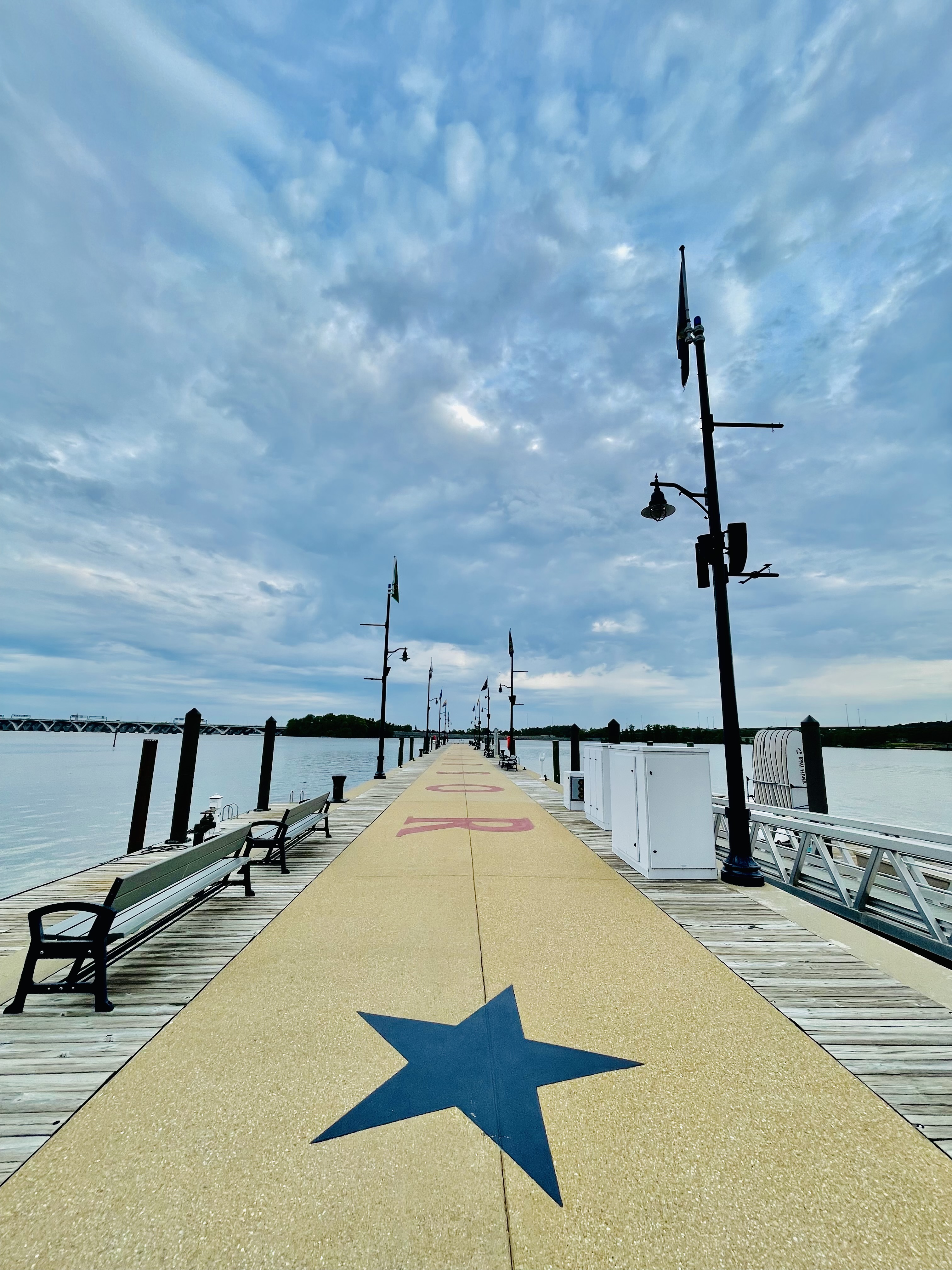 Morning view from National Harbor, Maryland