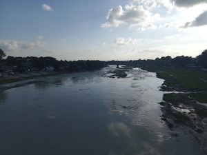 Mahananda River, Siliguri, West Bengal, India