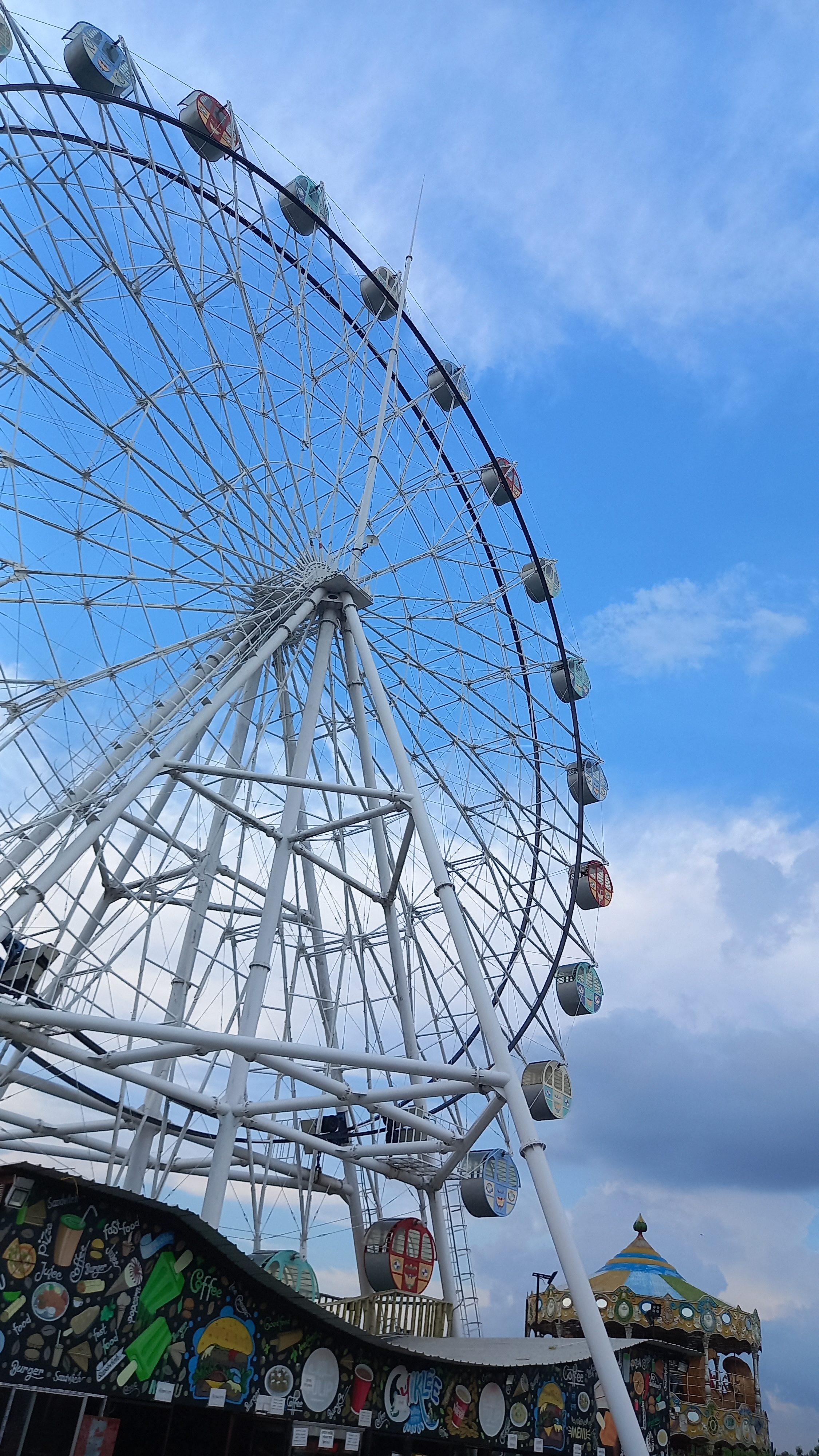 White Ferris Wheel