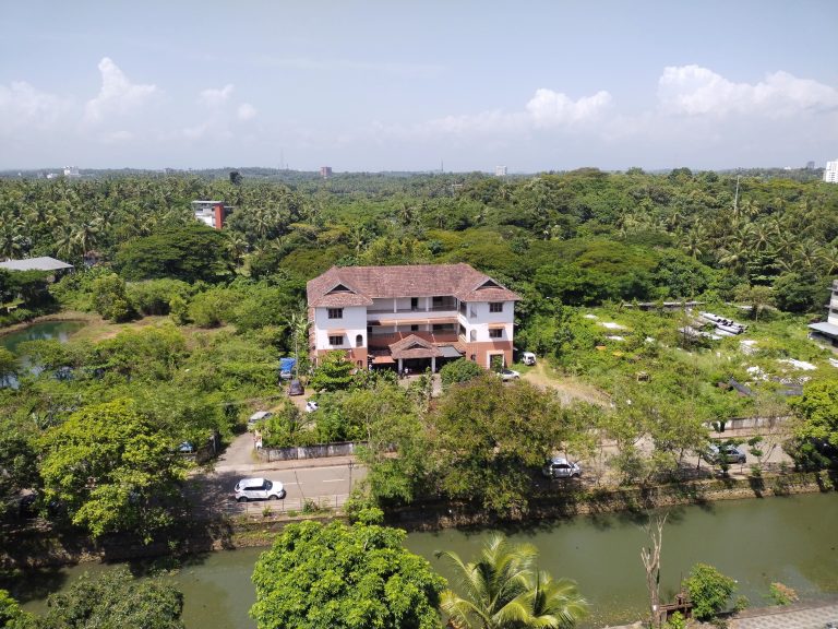 Top angle view of Cannoli canal, Kozhikode.