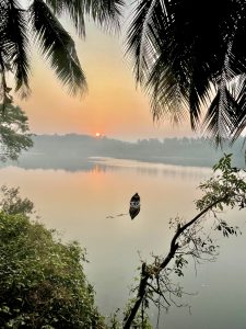 Sun rise @ Chaliyar river. From Perumanna, Kozhikode, Kerala