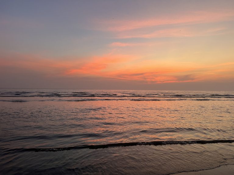 Sunset view at a beach