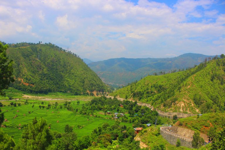 Beautiful seen of way to janakpur from Sindhuli Nepal