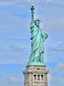 View larger photo: Statue of Liberty. A view during New York Harbor(Hudson River) cruise. New York, United States.