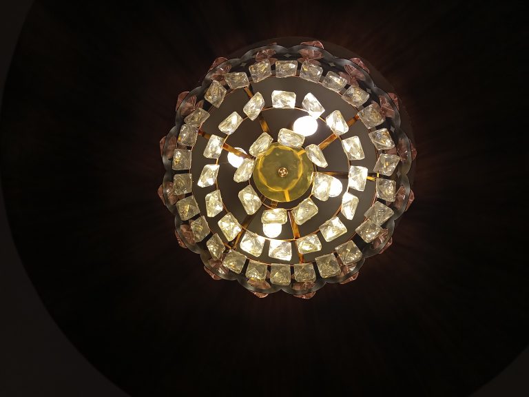 Chandelier at Shahjadi Resort, Cox’s Bazar, Bangladesh