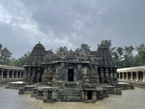 When the rain comes in an ancient wonderland. Chennakeshava Temple, Somanathapura, A 13th century Hoysala marvellous. From Mysore, India.
