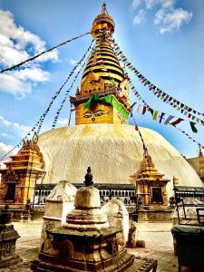 Swoyambhunath Stupa in Kathmandu, Nepal

