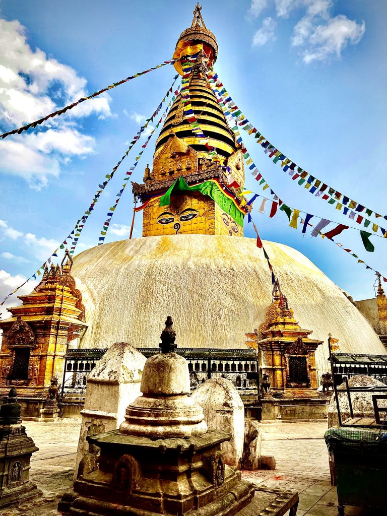 Swoyambhunath Stupa in Kathmandu, Nepal