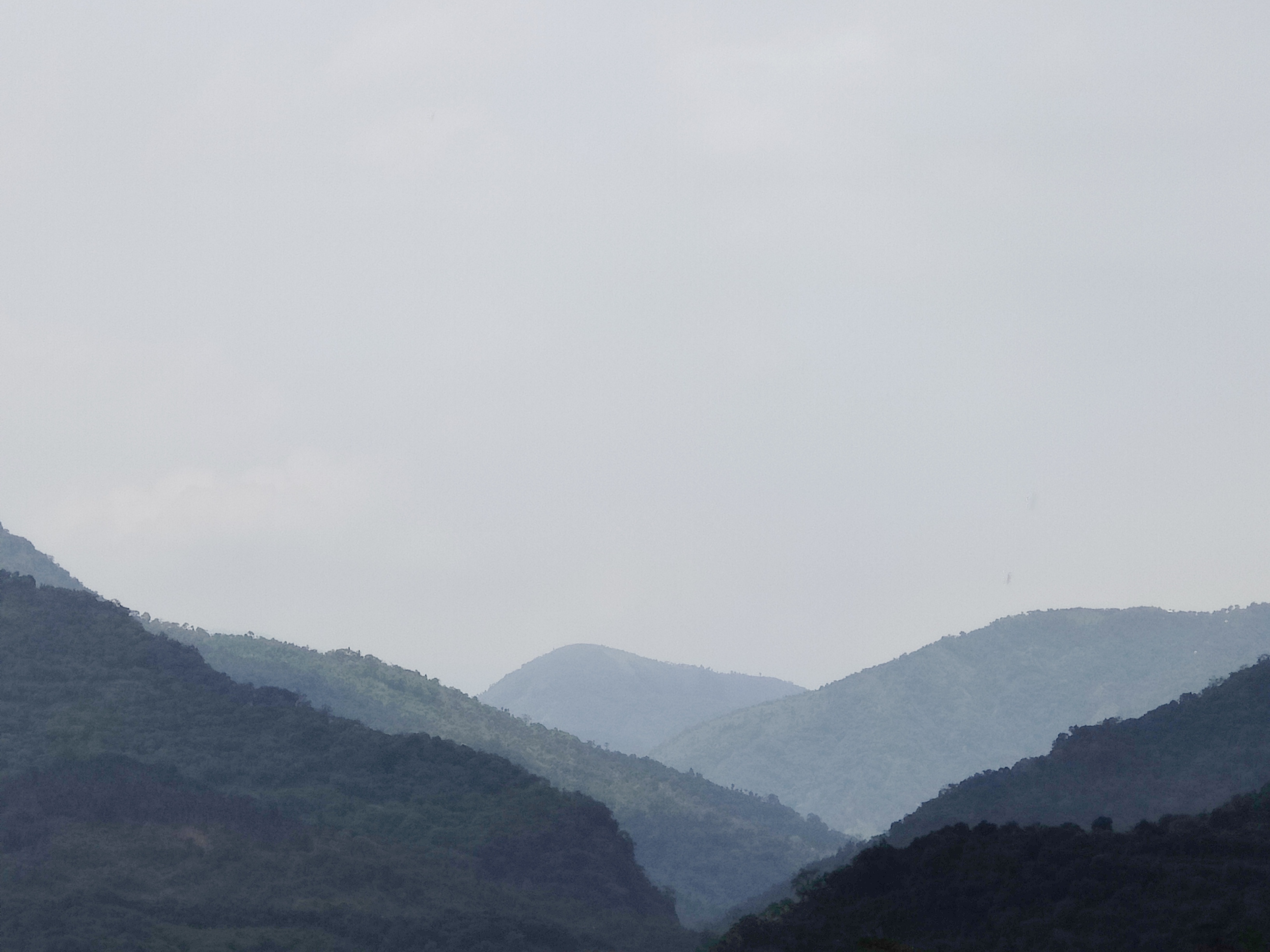 Mountain range at Sylhet Jaflong