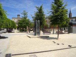 Plaza de España en Lugo
