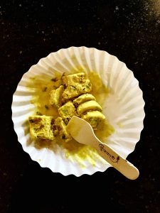 Malai Kulfi, a desert, masala chouk, Delhi, India