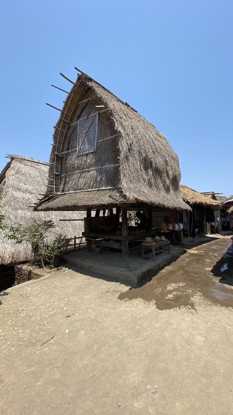 rice barn in the traditional village of Sade Lombok Indonesia