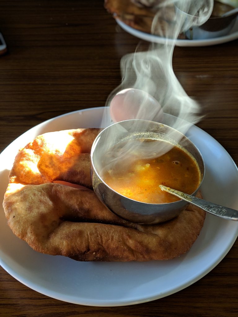 Tibetan Bread Breakfast