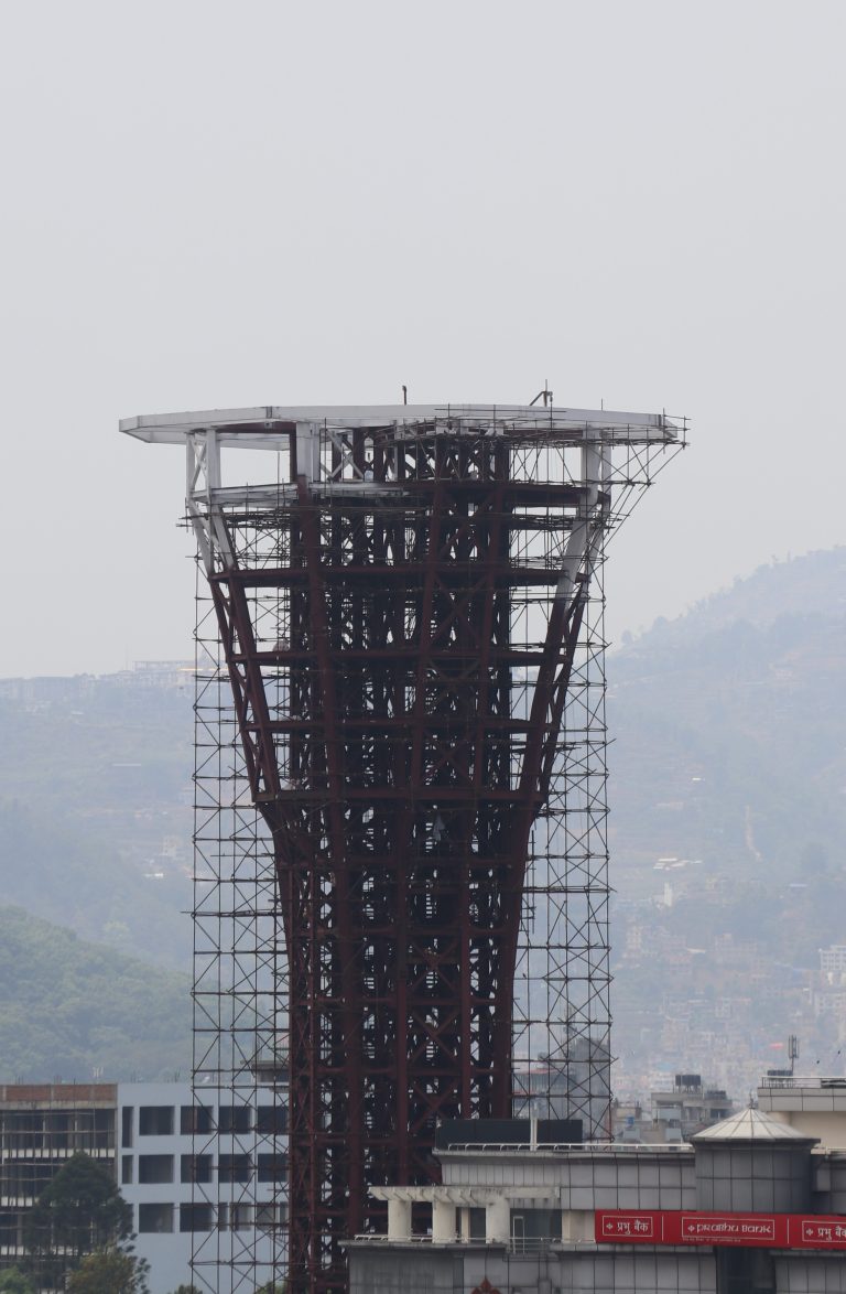 Under construction tower