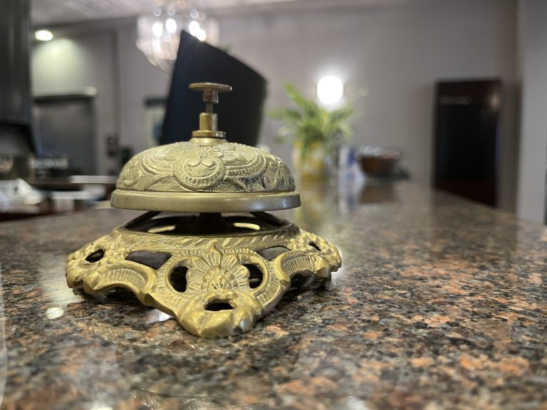 Old fashioned countertop bell