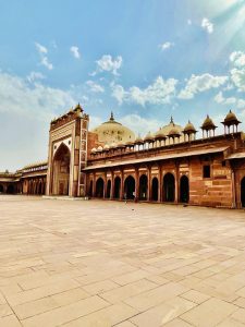 Inside view of  Fatehpur Sikri complex. Uttar Pradesh, India