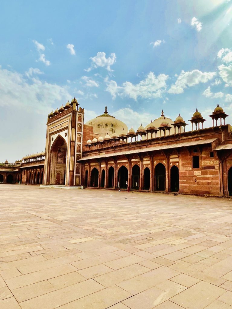 Inside view of  Fatehpur Sikri complex. Uttar Pradesh, India