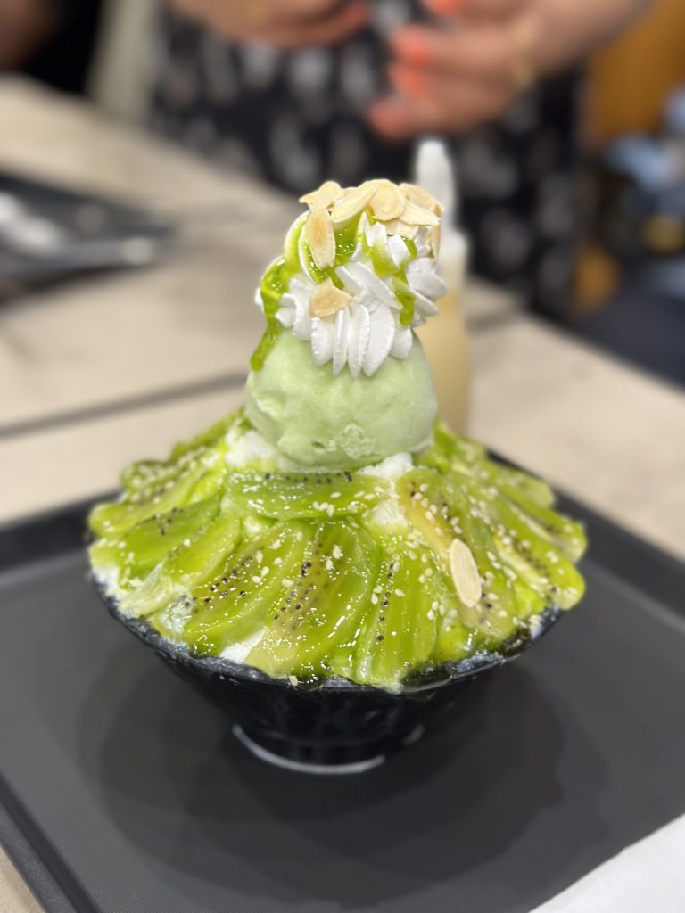 A kiwi cake in Pattaya, Thailand.