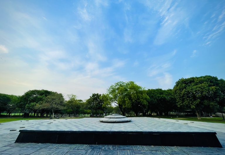 Veer Bhoomi. Tomb of Rajeev Ghandhi, Ex- Prime minister of India. New Dhelhi, India