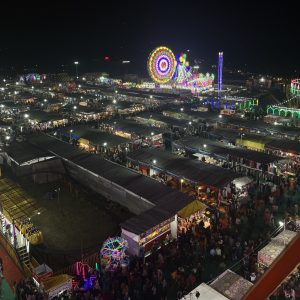 Up, up, and away we go. View of a carnival at night. ????
#WCBHOPAL