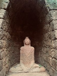 Terra cotta tribal statue in a grotto #WPPhotoFestival