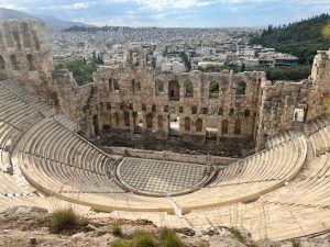 The Odeon of Herodes Atticus (Greek: Ωδείο Ηρώδου του Αττικού) Athens, Greece
