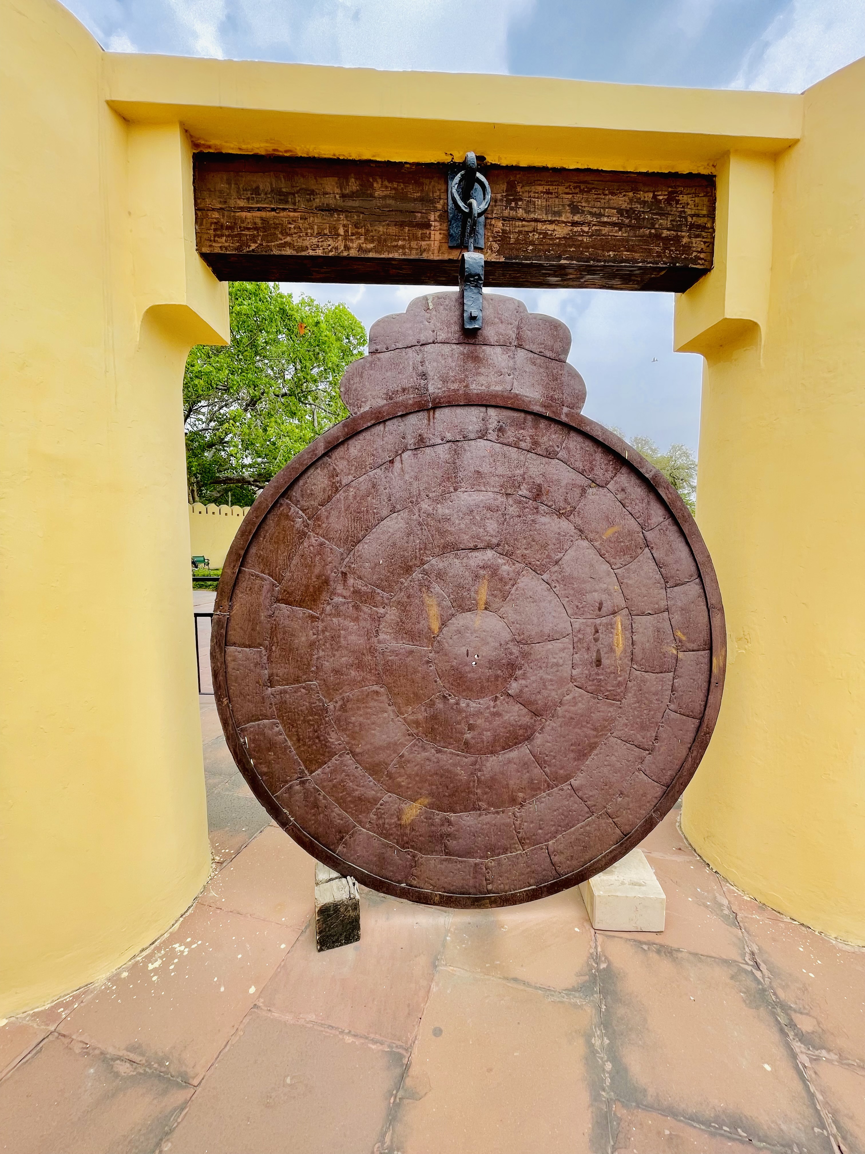 An olden time astronomic instrument. From Jantar Mantar, Jaipur, India.