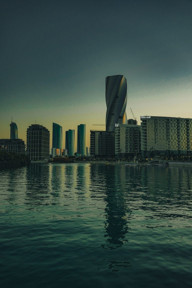 Bahrain’s cityscape unfolds in a symphony of modernity, where sleek skyscrapers mingle with the cultural heartbeat of this vibrant Middle Eastern gem