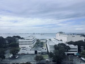 View of Ocean from Bay Park View hotel Manila.