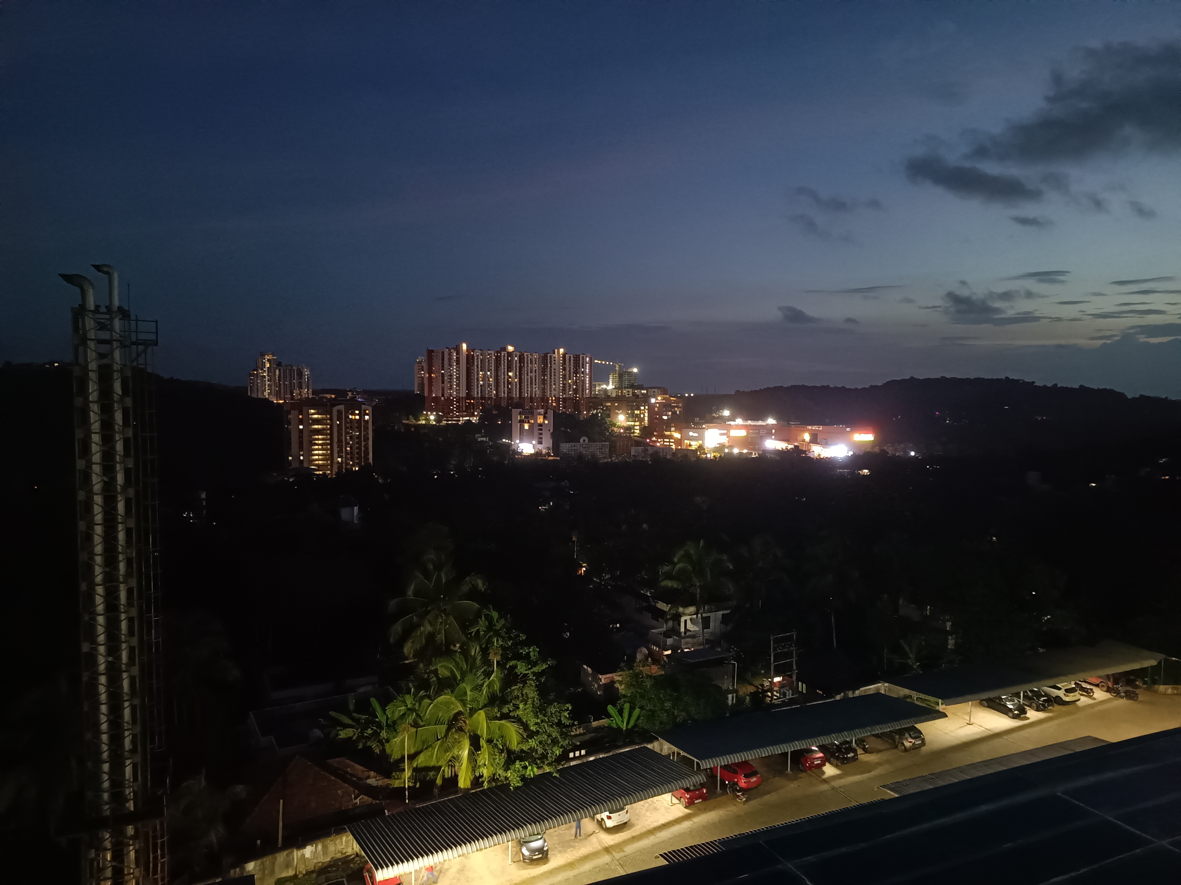 Night view of the city.