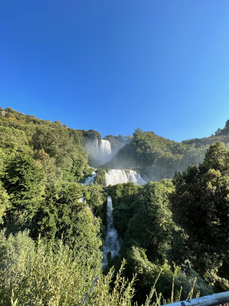 Marmore Falls in Terni, Italy