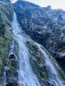 Beautiful sight of a waterfall.