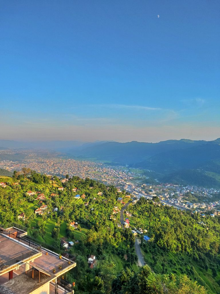 A beautiful sunset in Pokhara, Nepal