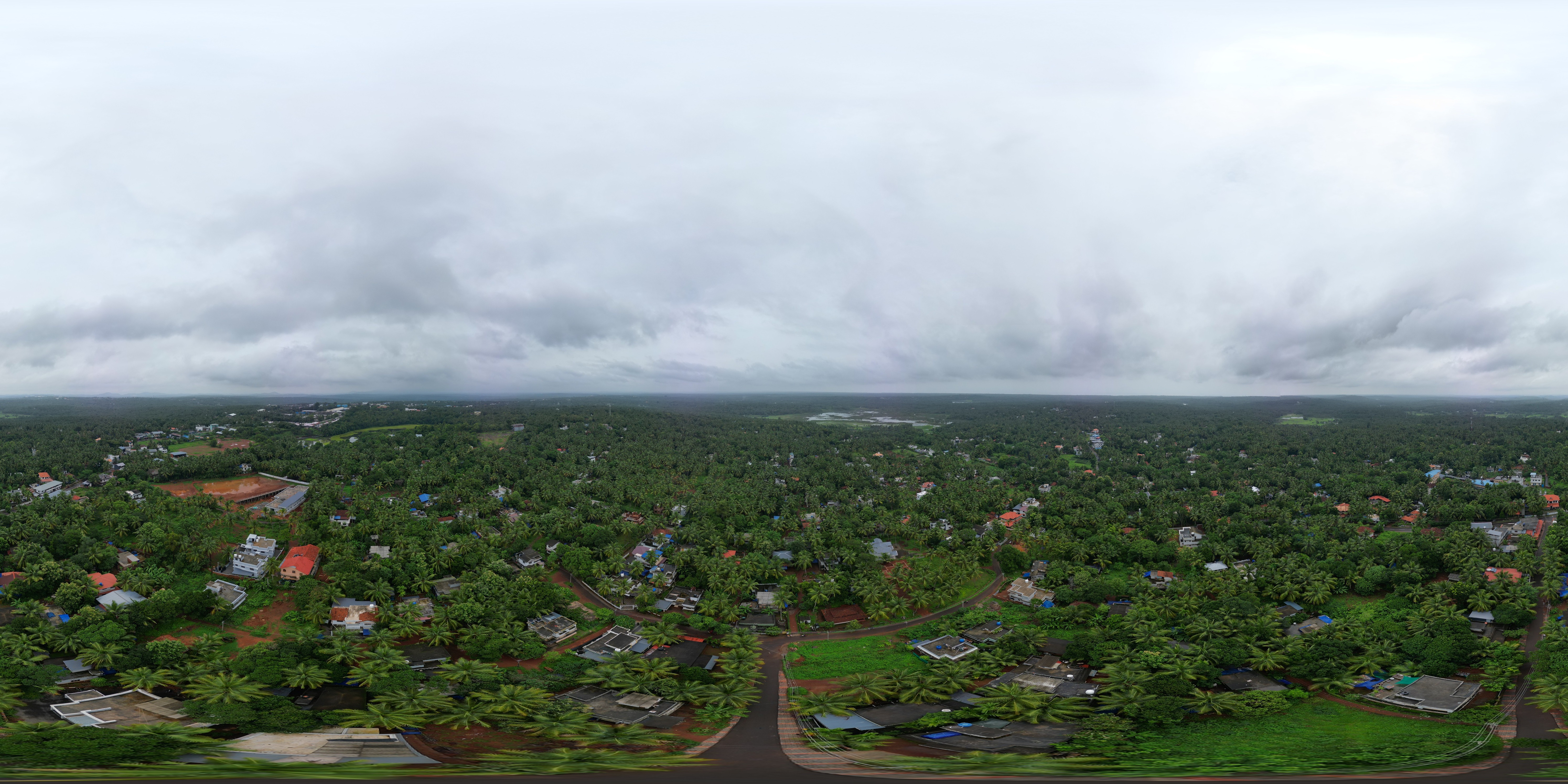 360 view of greenary