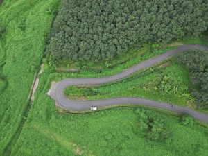 Aerial view of kakkayam road